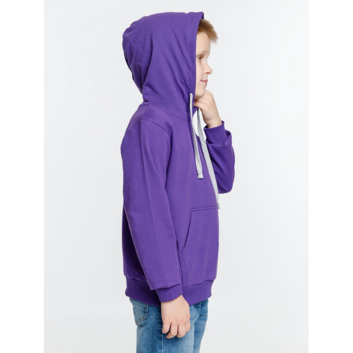 Толстовка с капюшоном детская Kirenga Kids, фиолетовая, 14 лет