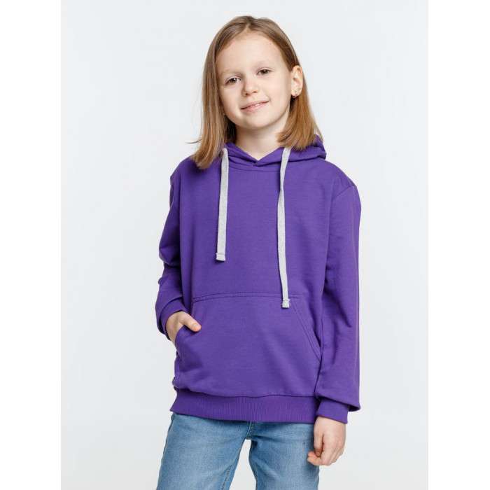 Толстовка с капюшоном детская Kirenga Kids, фиолетовая, 14 лет