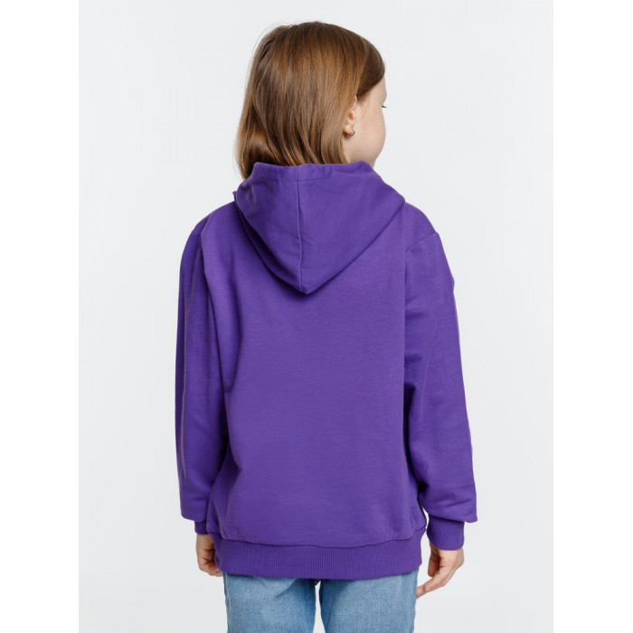 Толстовка с капюшоном детская Kirenga Kids, фиолетовая, 14 лет