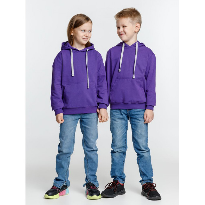 Толстовка с капюшоном детская Kirenga Kids, фиолетовая, 14 лет