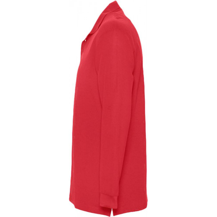 Рубашка поло мужская с длинным рукавом Star 170 красная, размер XXL