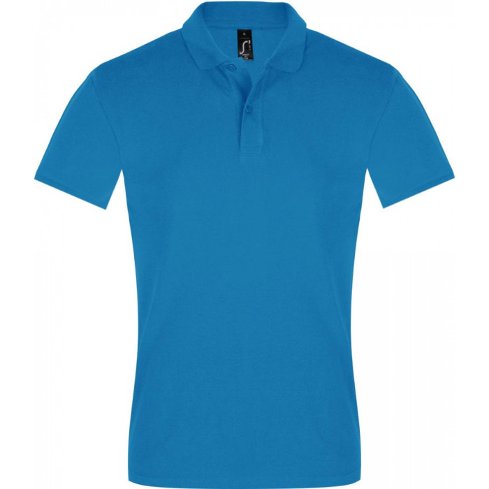 Рубашка поло мужская Perfect Men 180 бирюзовая, размер 3XL