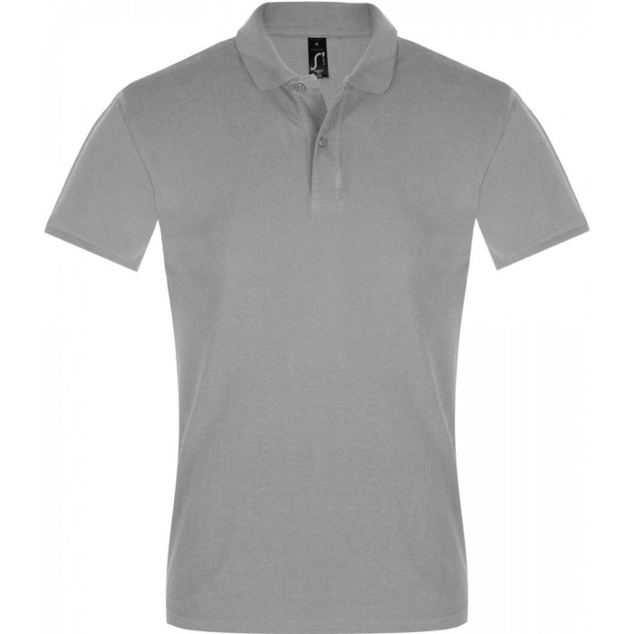 Рубашка поло мужская Perfect Men 180 серый меланж, размер 3XL