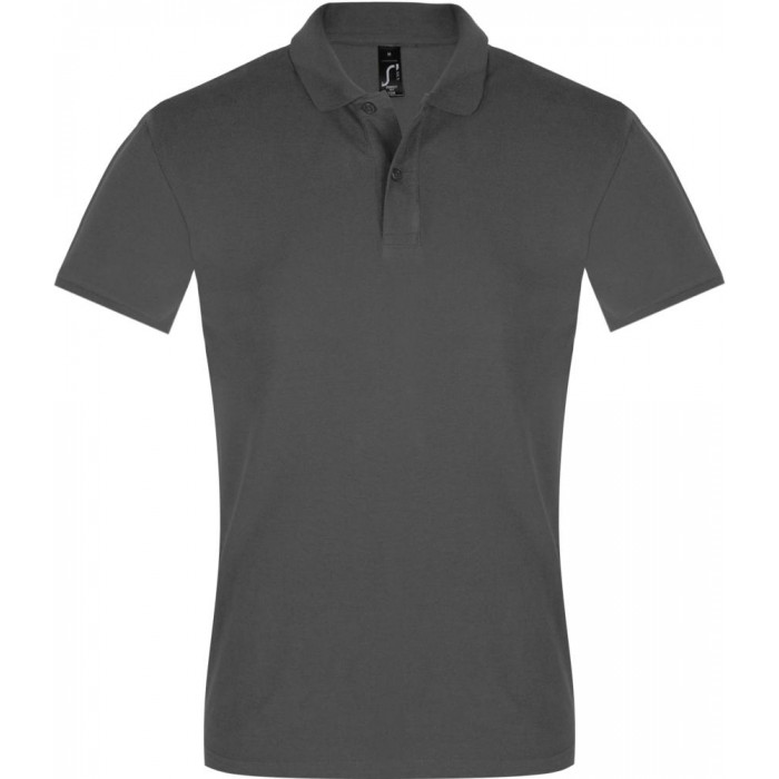 Рубашка поло мужская Perfect Men 180 темно-серая, размер 3XL