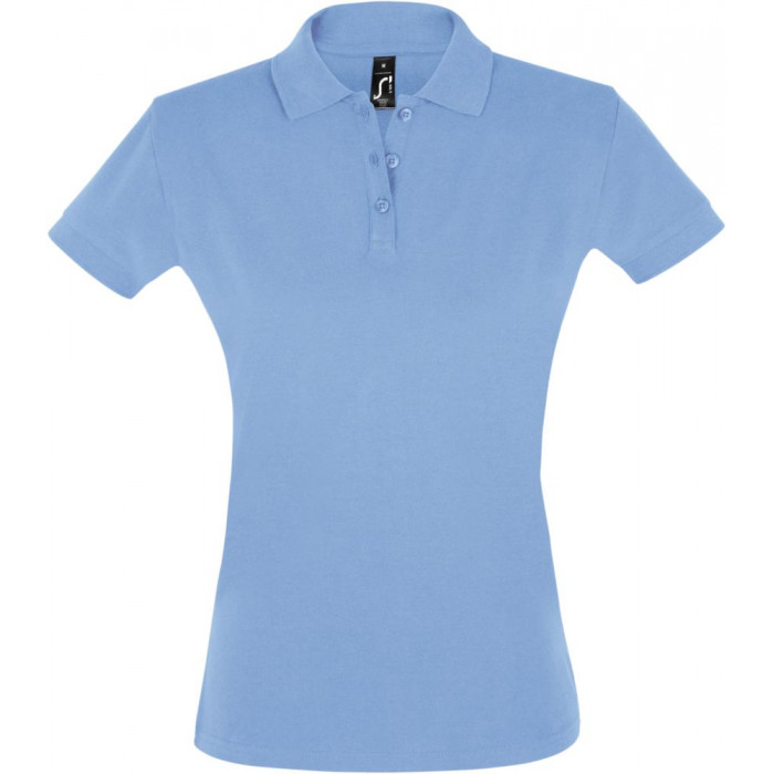 Рубашка поло женская Perfect Women 180 голубая, размер XXL