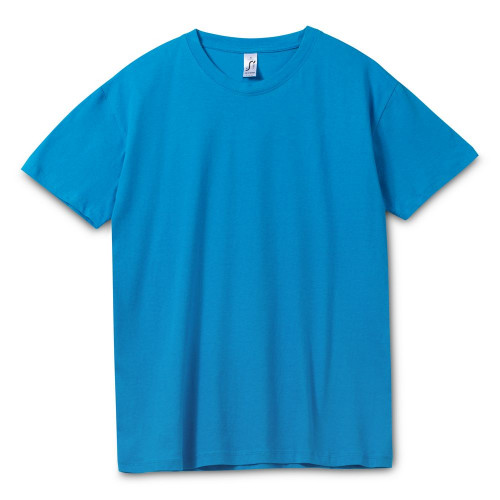 Футболка унисекс Regent 150, ярко-бирюзовая, размер 5XL