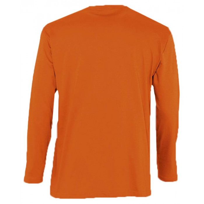 Футболка мужская с длинным рукавом Monarch 150 оранжевая, размер XXL