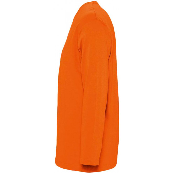 Футболка мужская с длинным рукавом Monarch 150 оранжевая, размер XXL