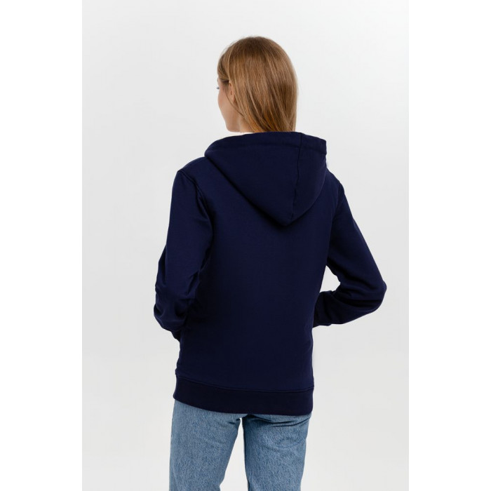 Толстовка на молнии Kulonga Sherpa, темно-синяя, размер XS