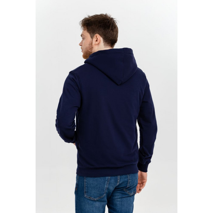 Толстовка на молнии Kulonga Sherpa, темно-синяя, размер XS