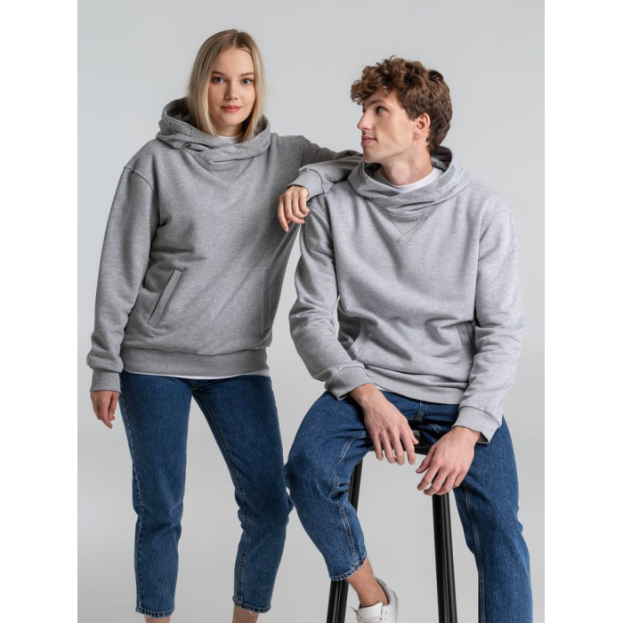 Толстовка Kulonga Terry, серый меланж, размер XS