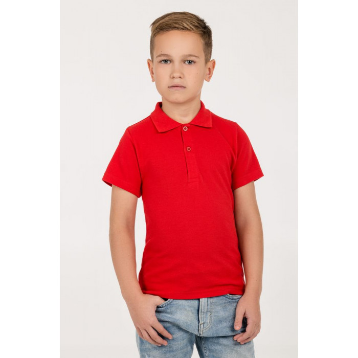 Рубашка поло детская Virma Kids, красная, 10 лет