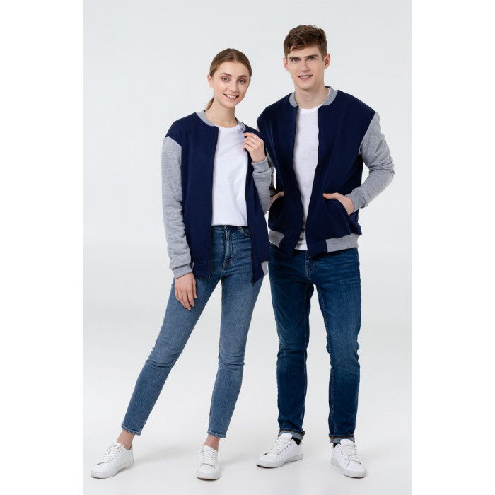 Бомбер College, бордовый, размер XS