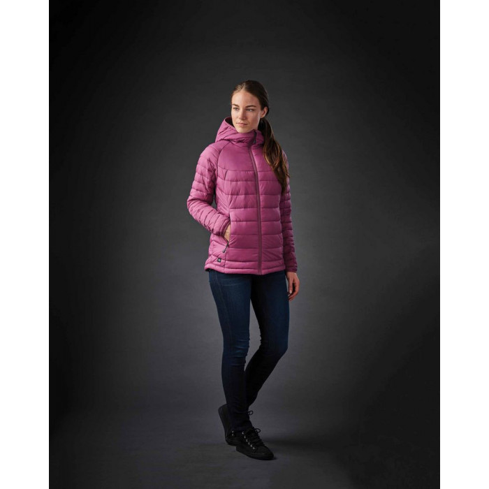 Куртка компактная женская Stavanger темно-синяя с серым, размер XL