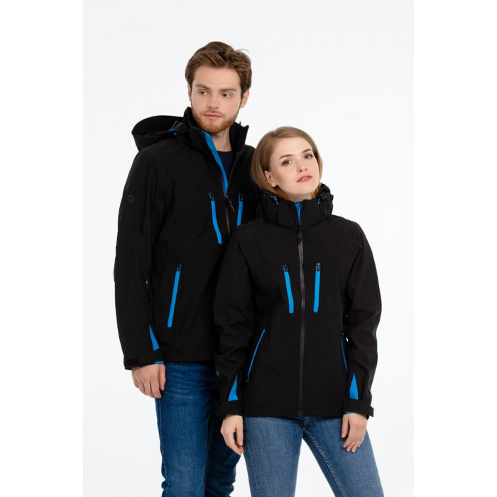 Куртка софтшелл мужская Patrol черная с серым, размер 3XL