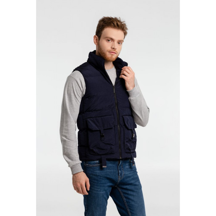 Жилет с подогревом Thermalli Zermatt темно-синий, размер S