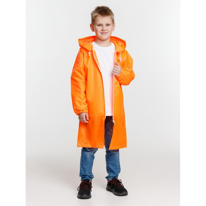Дождевик детский Rainman Kids, оранжевый неон, 10-12 лет