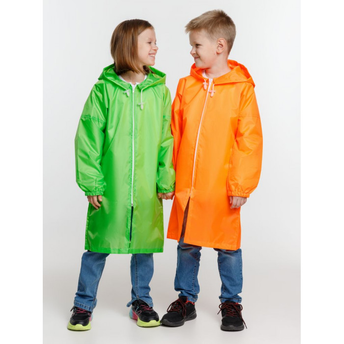Дождевик детский Rainman Kids, оранжевый неон, 10-12 лет
