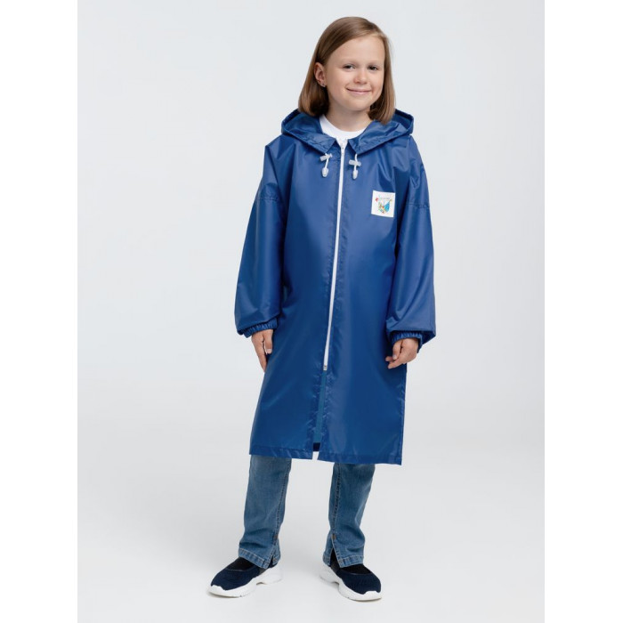 Дождевик детский Rainman Kids ярко-синий, 10-12 лет