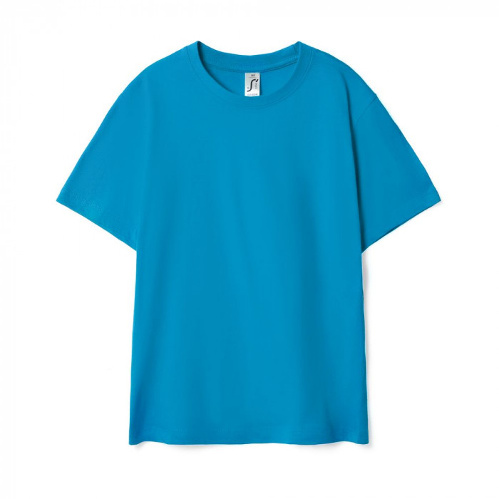 Футболка детская Regent Kids ярко-бирюзовая, на рост 142 - 152 см