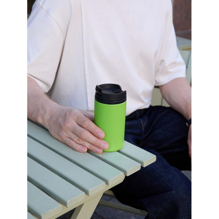 Термостакан Canella, зеленый матовый (яблоко)