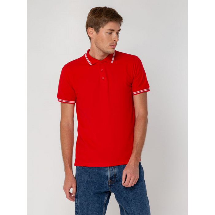 Рубашка поло Virma Stripes, красная, размер 3XL