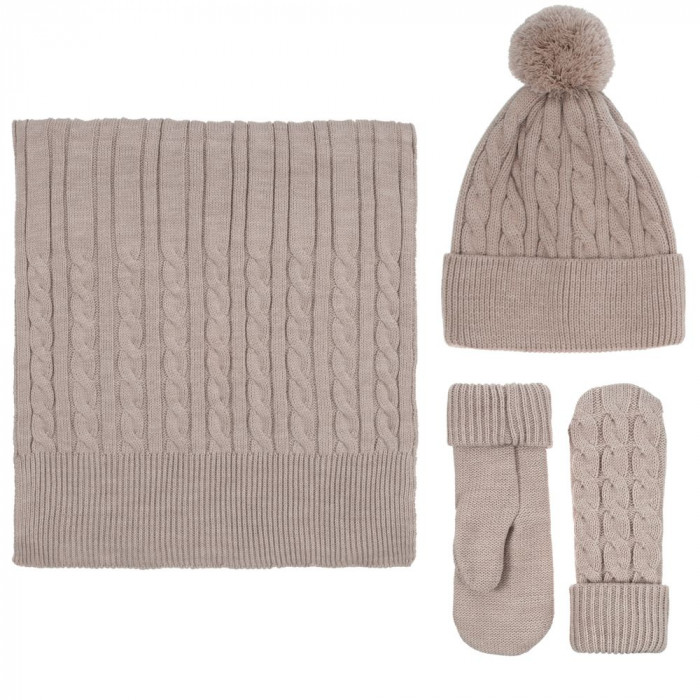 Набор Heat Trick, бежевый меланж, размер L