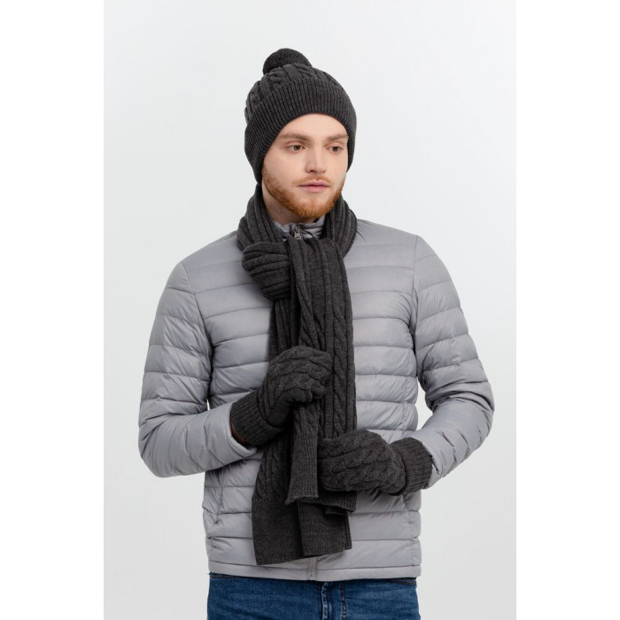 Набор Heat Trick, черный меланж, размер L