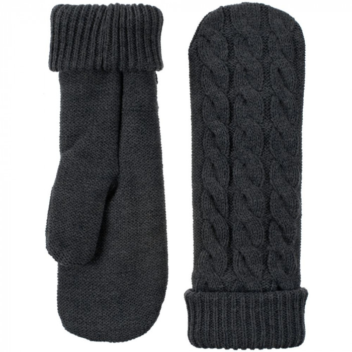Варежки Heat Trick, темно-серый меланж (асфальт), размер L/XL