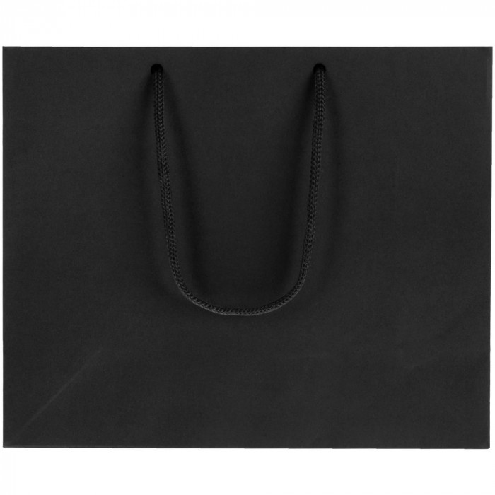 Пакет бумажный Porta S, горизонтальный, черный