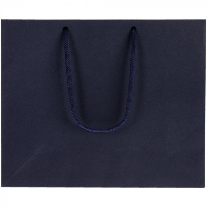 Пакет бумажный Porta S, горизонтальный, темно-синий