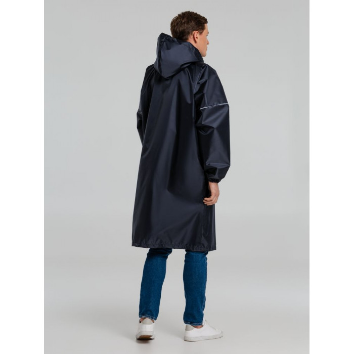 Дождевик со светоотражающими элементами Rainman Blink, темно-синий, размер XS