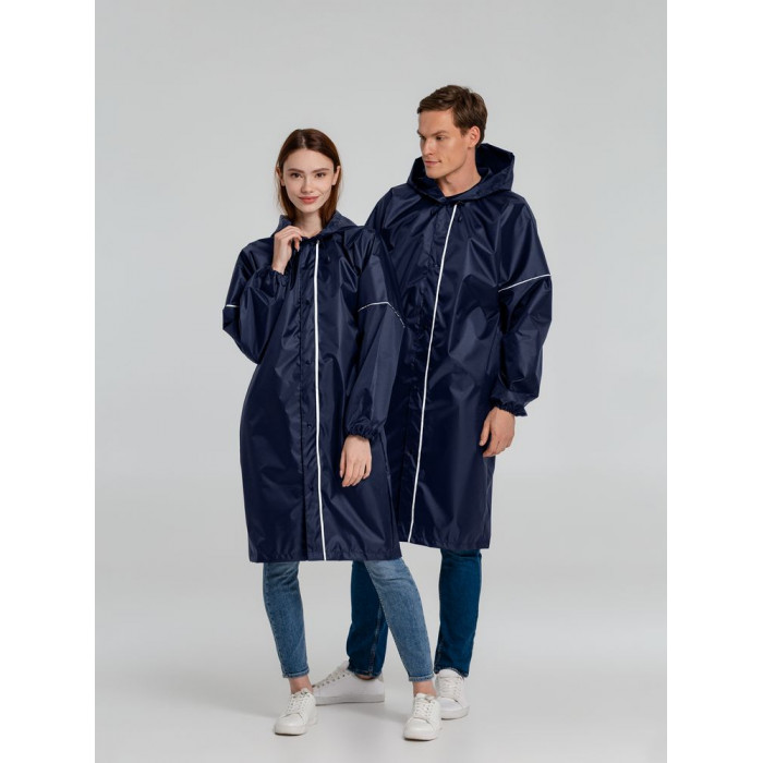Дождевик со светоотражающими элементами Rainman Blink, синий, размер XXL