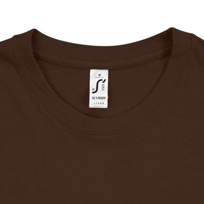 Футболка Regent 150 темно-коричневая (шоколад), размер XXL