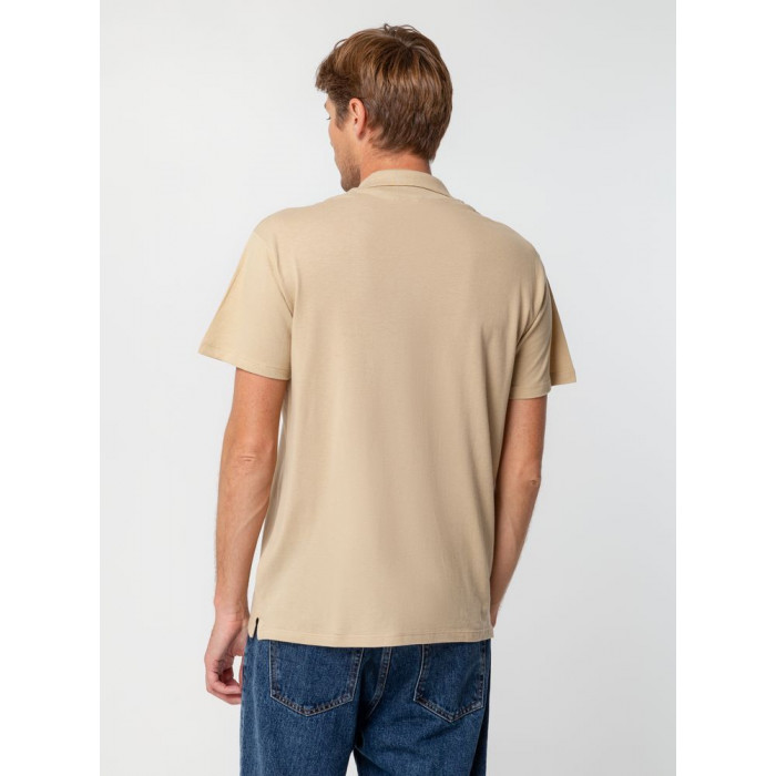 Рубашка поло мужская Summer 170 бежевая, размер XXL