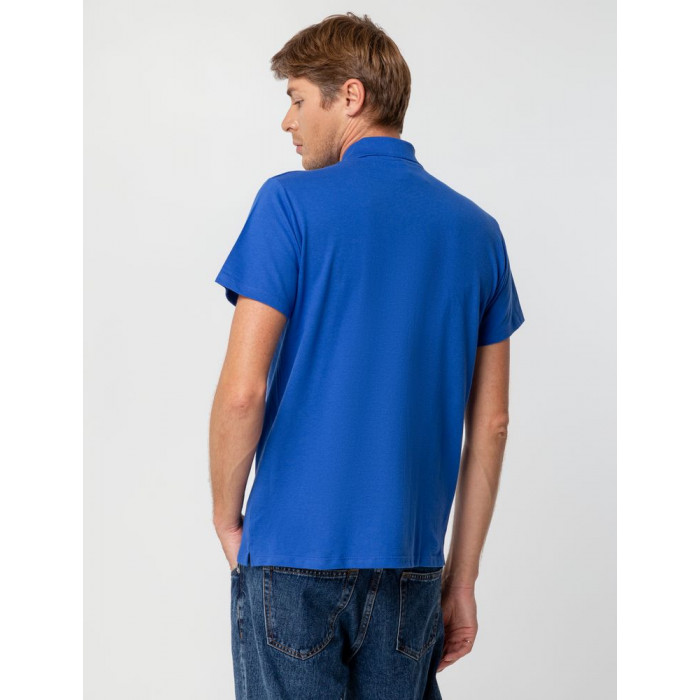Рубашка поло мужская Summer 170 ярко-синяя (royal), размер XXL