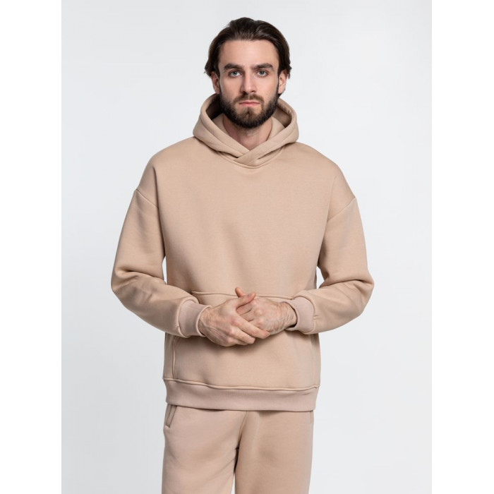 Худи Kulonga Oversize, бежевое, размер ХL/ХХL