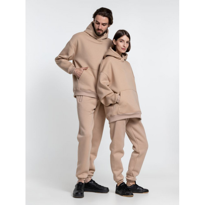 Худи Kulonga Oversize, бежевое, размер ХL/ХХL