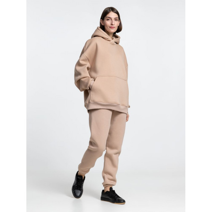 Худи Kulonga Oversize, бежевое, размер ХL/ХХL