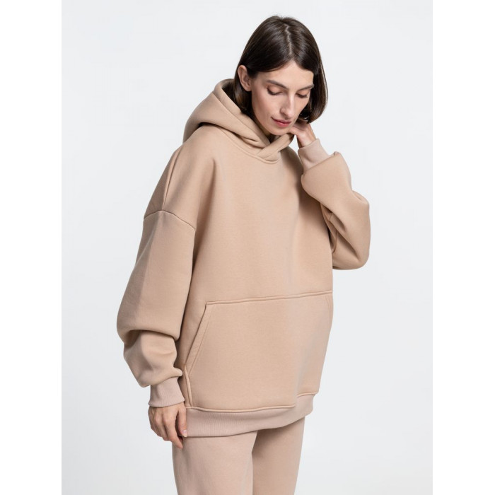 Худи Kulonga Oversize, бежевое, размер ХL/ХХL