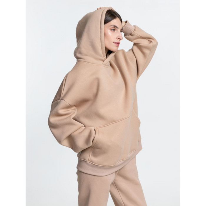 Худи Kulonga Oversize, бежевое, размер ХL/ХХL