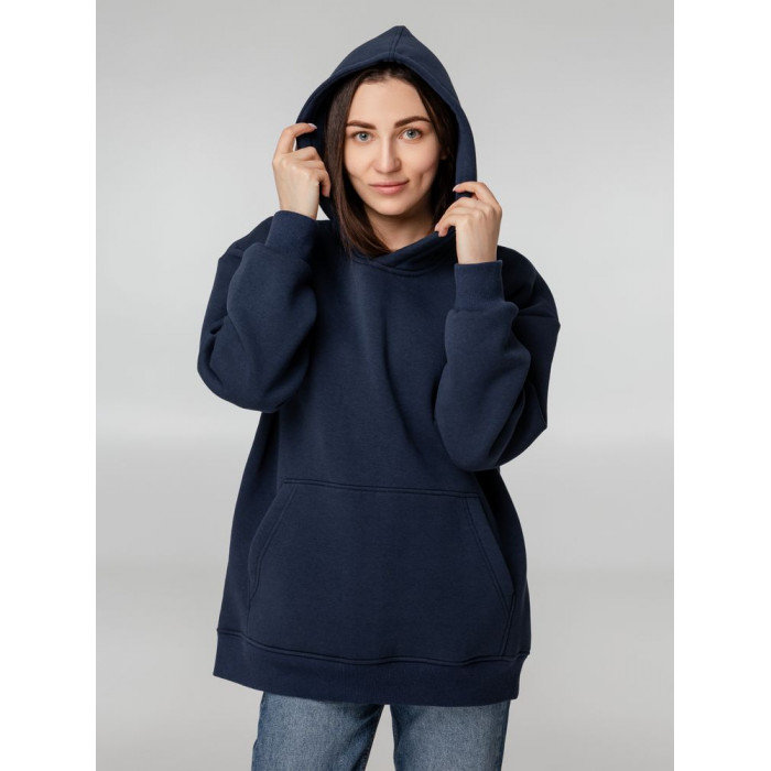 Худи Kulonga Oversize, темно-синее, размер ХS/S