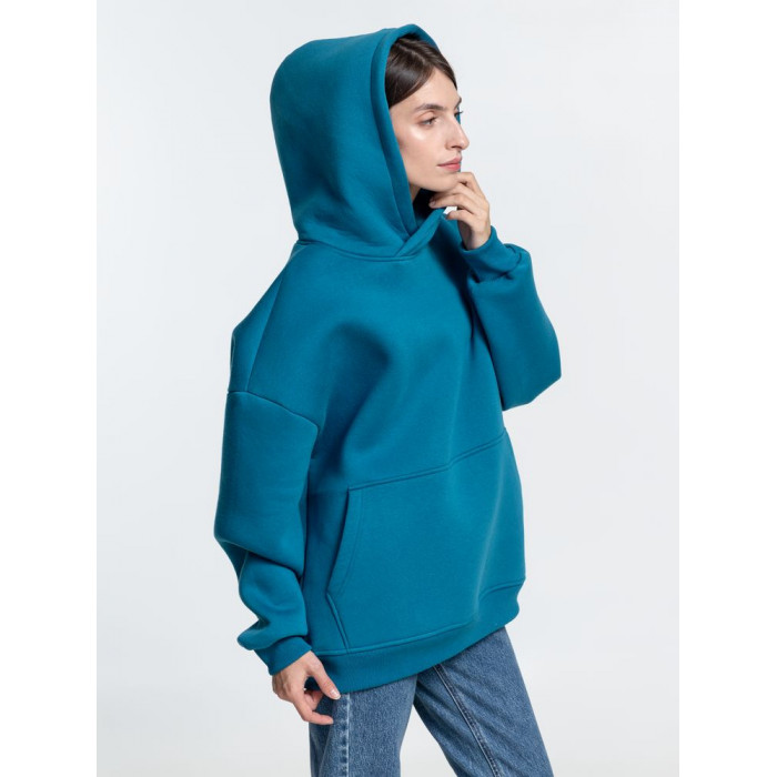 Худи Kulonga Oversize, бирюзовое, размер 3XL/4XL