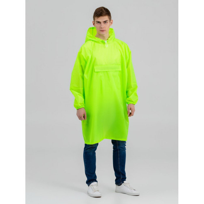 Дождевик-анорак Alatau, желтый неон, единый размер