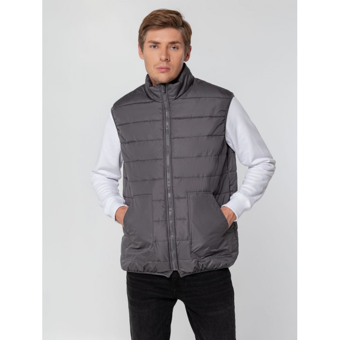 Жилет Leven, темно-серый (графит), размер 3XL