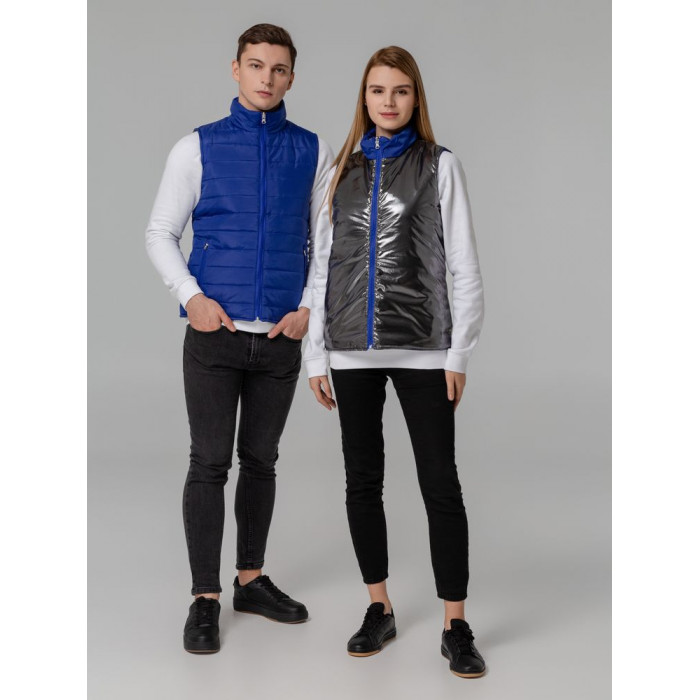 Жилет двусторонний Climb, ярко-синий (сапфир), размер XXL