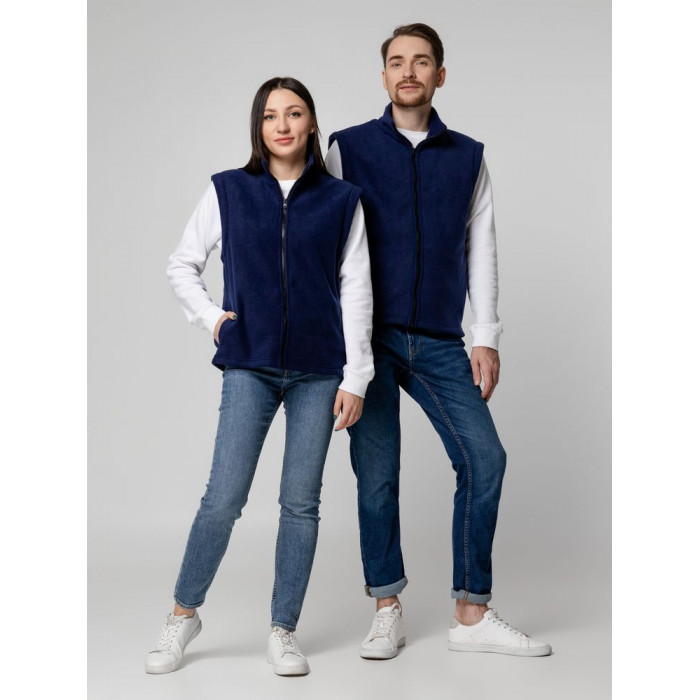 Жилет флисовый Manakin, темно-синий, размер XS/S