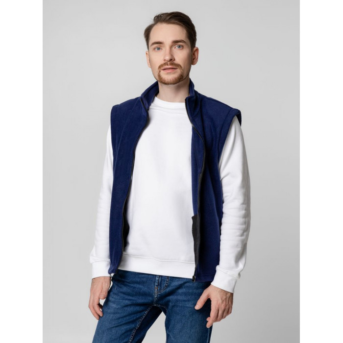 Жилет флисовый Manakin, темно-синий, размер XS/S