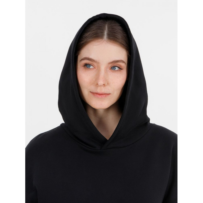 Худи оверсайз унисекс Outshine, черное, размер XL/2XL