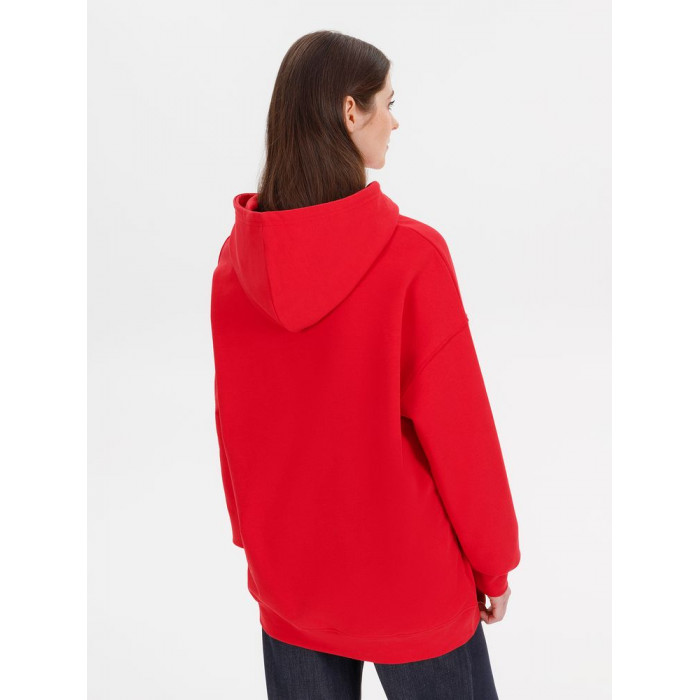 Худи оверсайз унисекс Outshine, красное, размер XL/2XL